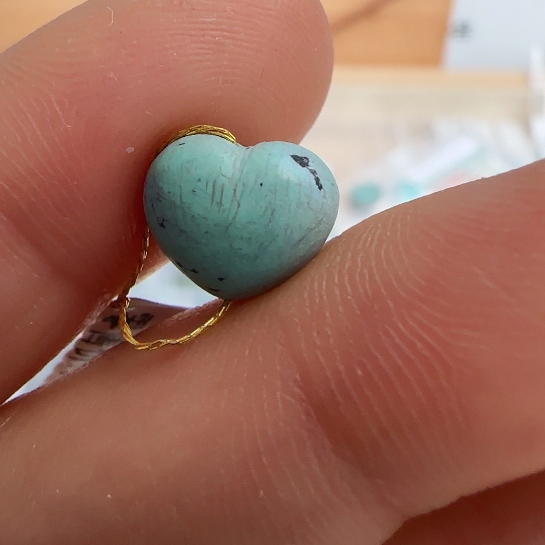 绿松石珠宝半成品未镶嵌