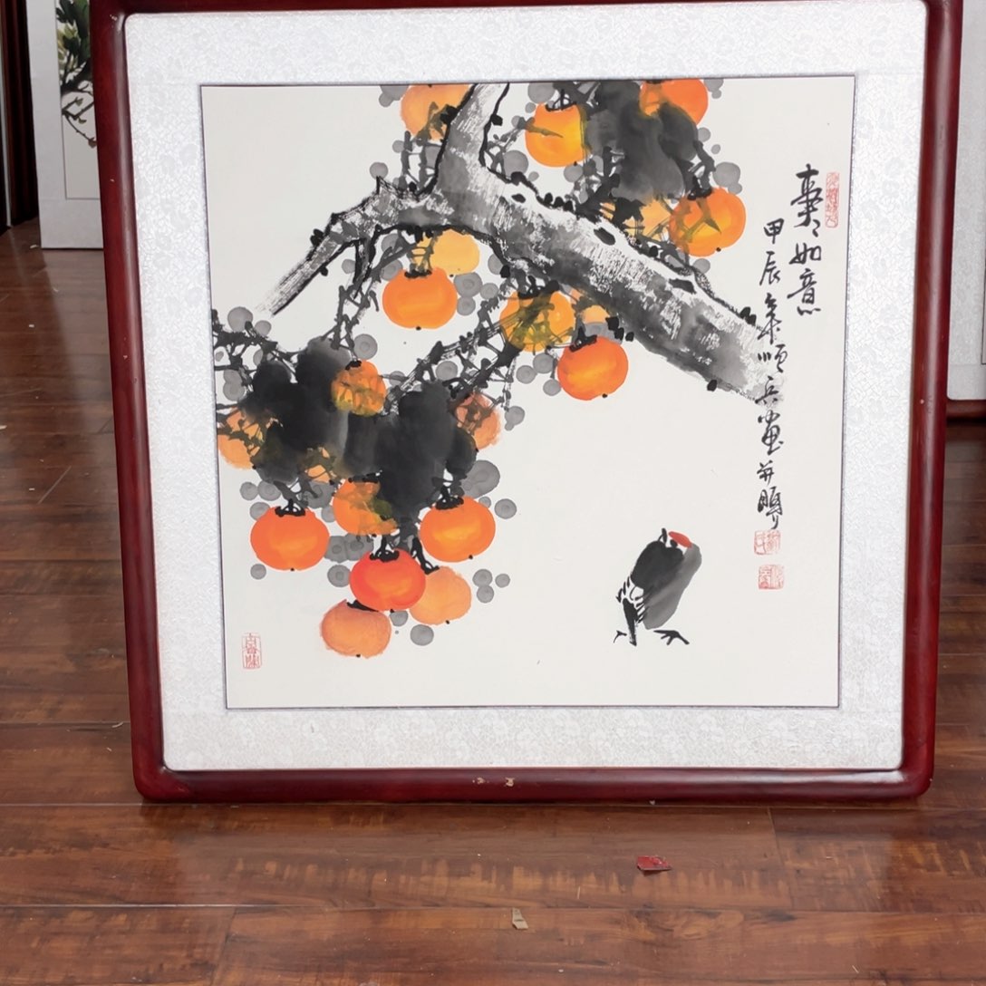 国画带框尺寸63*63厘米