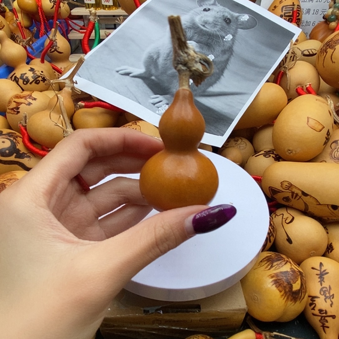 用***6香榧木葫芦工艺美术