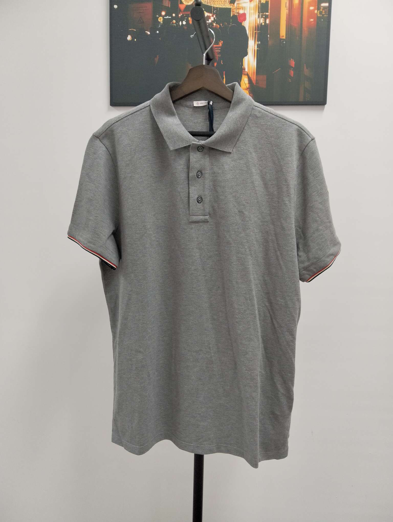 未使用 MONCLER 葡萄籽奢潮/Monclerpolo衫时尚/XL半袖