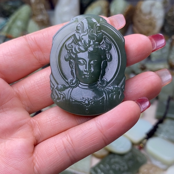 和田玉挂件未镶嵌