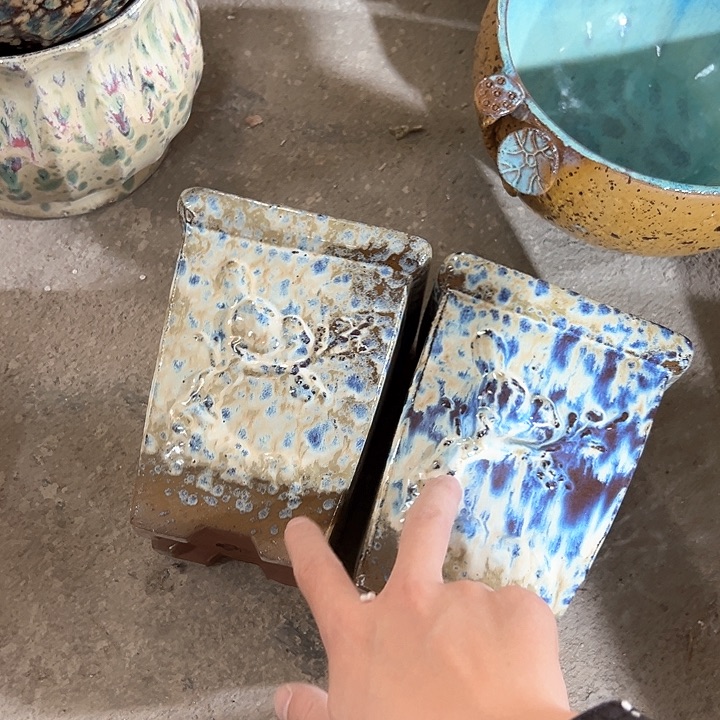 紫砂花盆花盆花盆