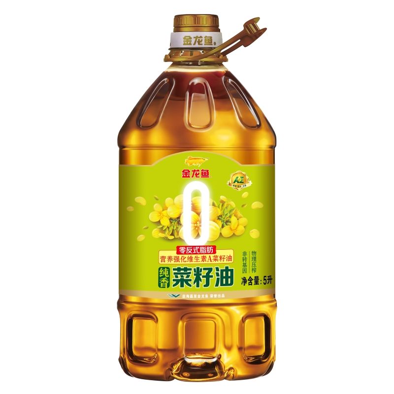 金龙鱼营养强化维生素A纯香菜籽油 5L