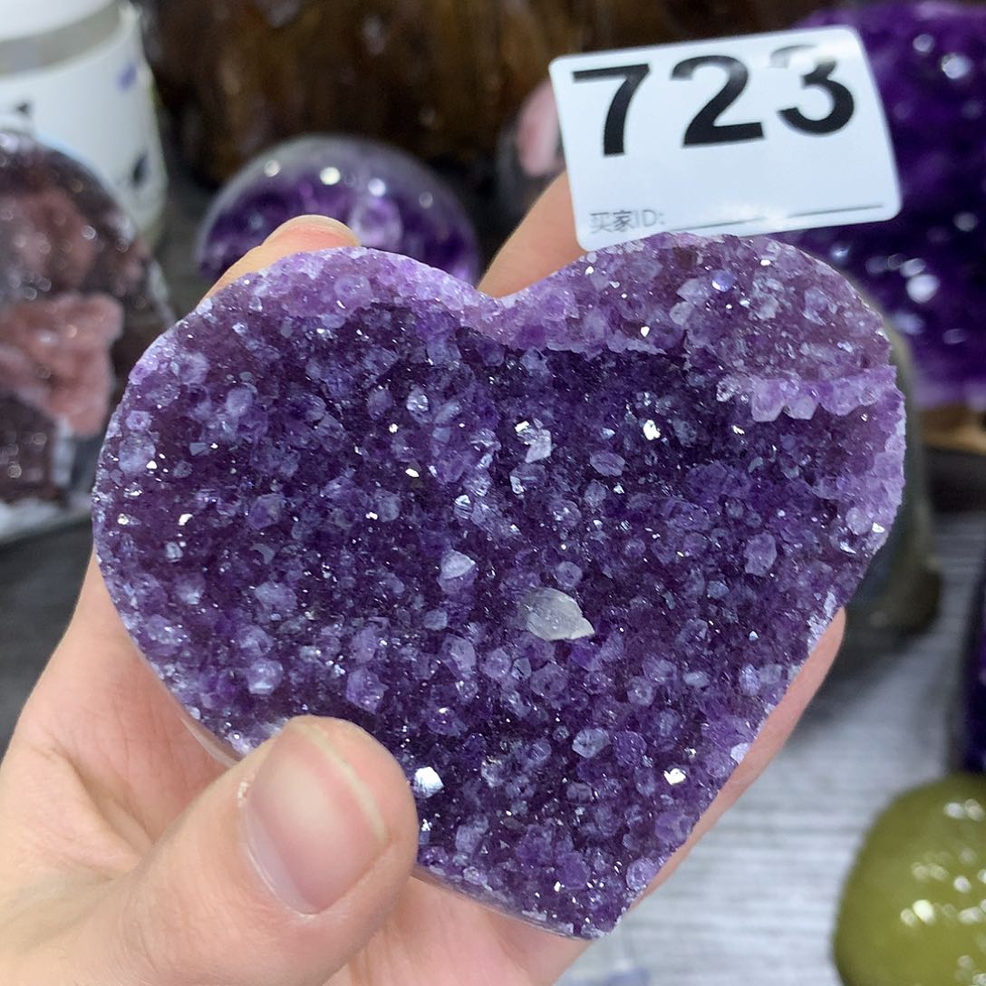 紫晶珠宝半成品未镶嵌723