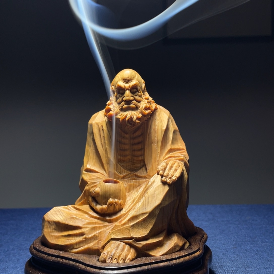 木的*崖柏工艺品香炉