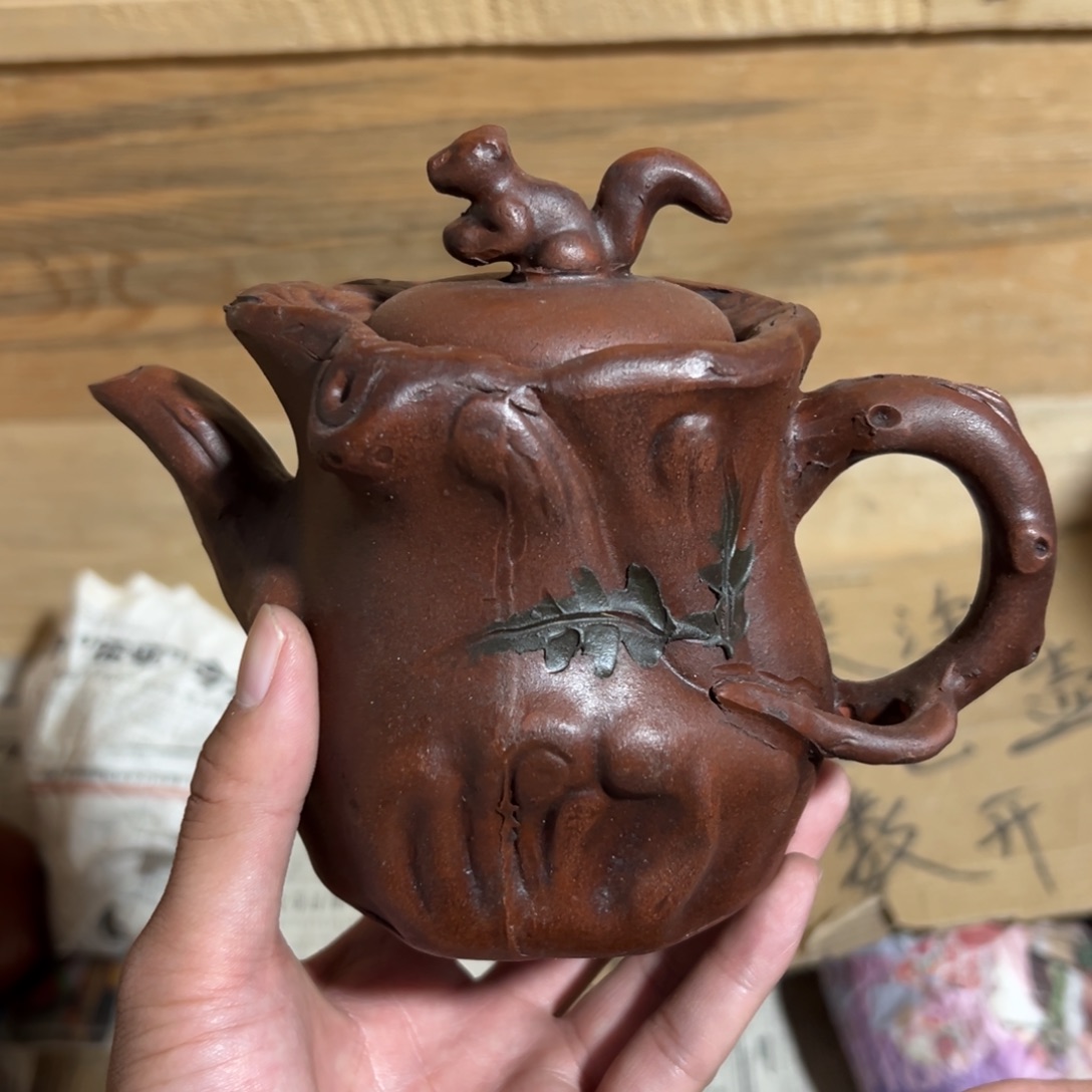 紫砂茶壶老厂紫砂壶一件！