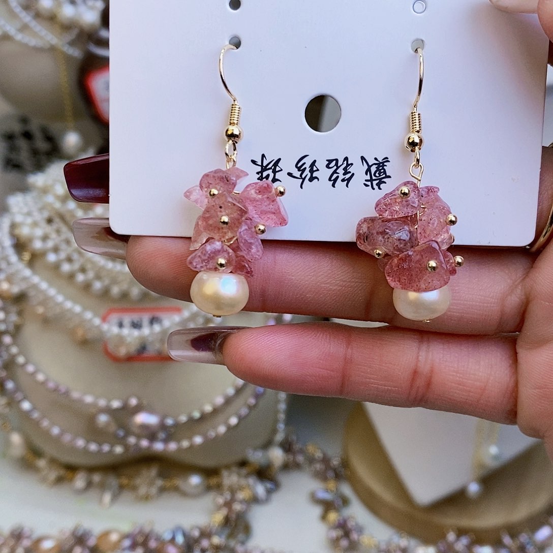 淡水珍珠颈饰银S925镶嵌