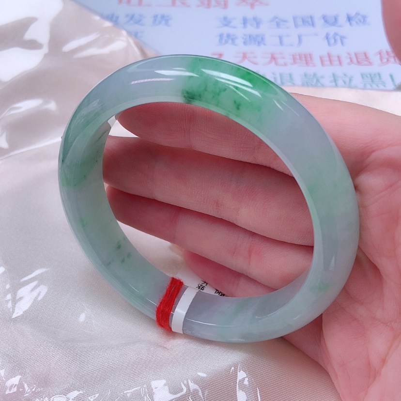【闪购商品】翡翠手镯未镶嵌开**乐59