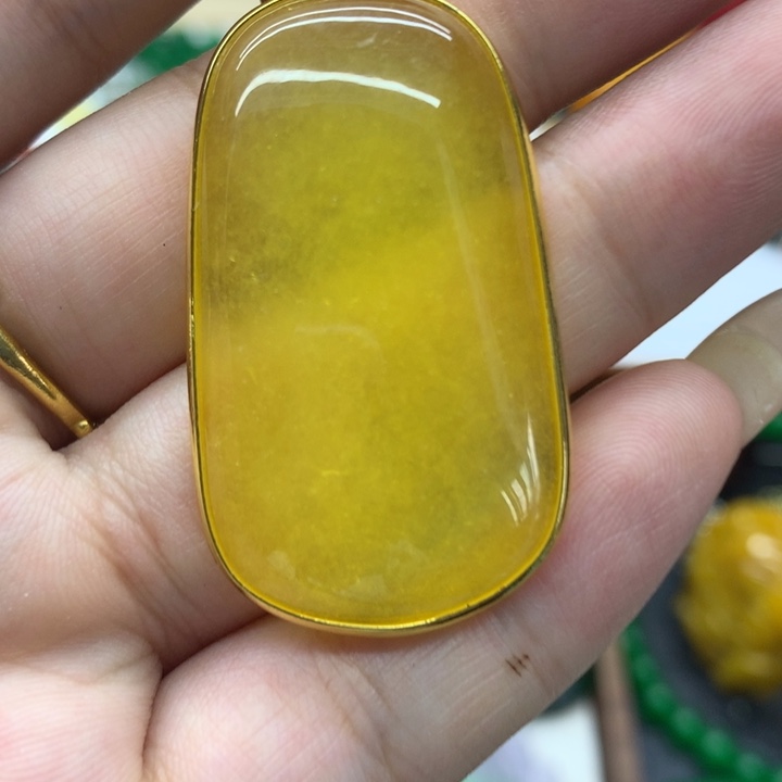 颈饰未镶嵌翡翠吊坠