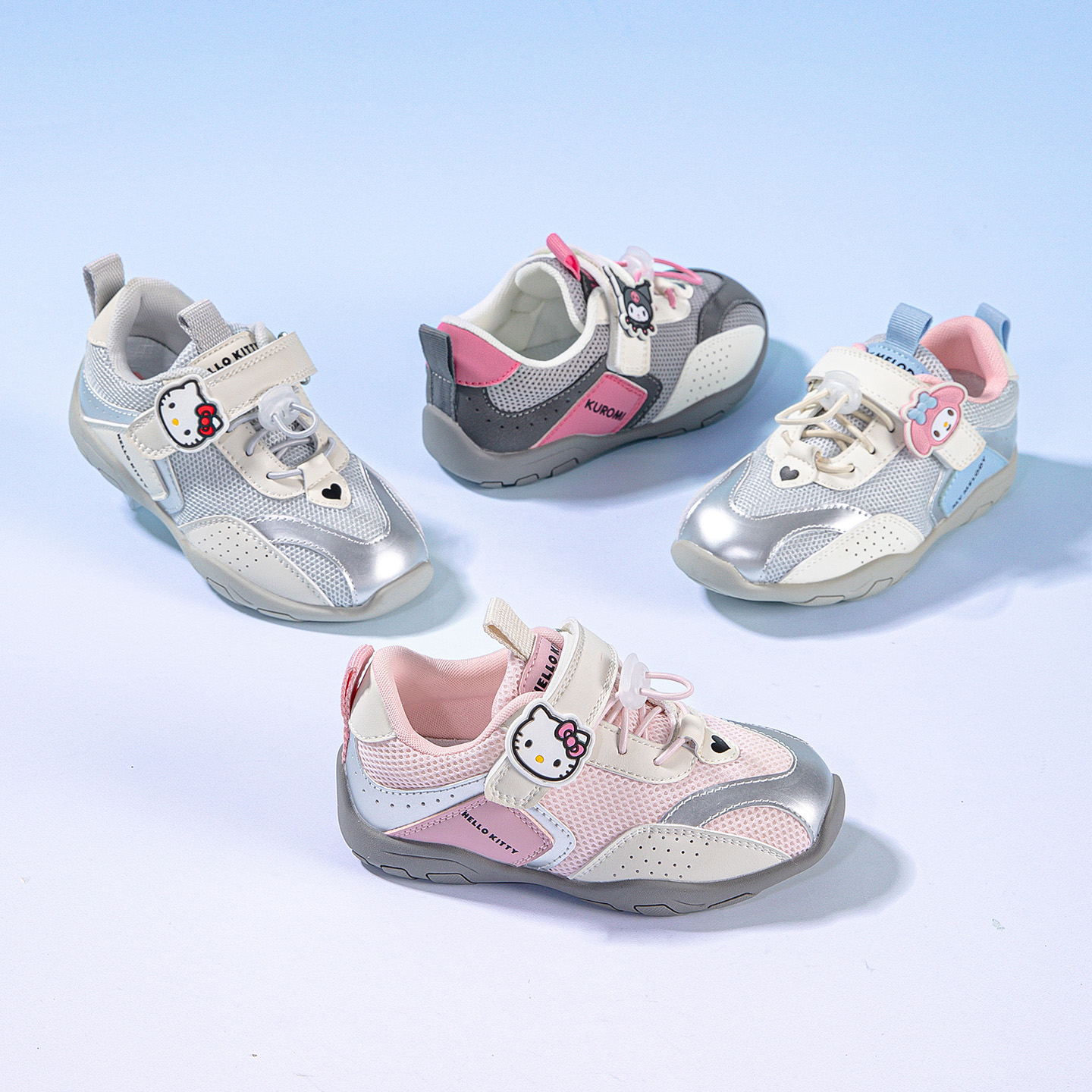 HELLO KITTY/凯蒂猫2025秋冬季新款潮款开学季女童透气运动鞋板鞋