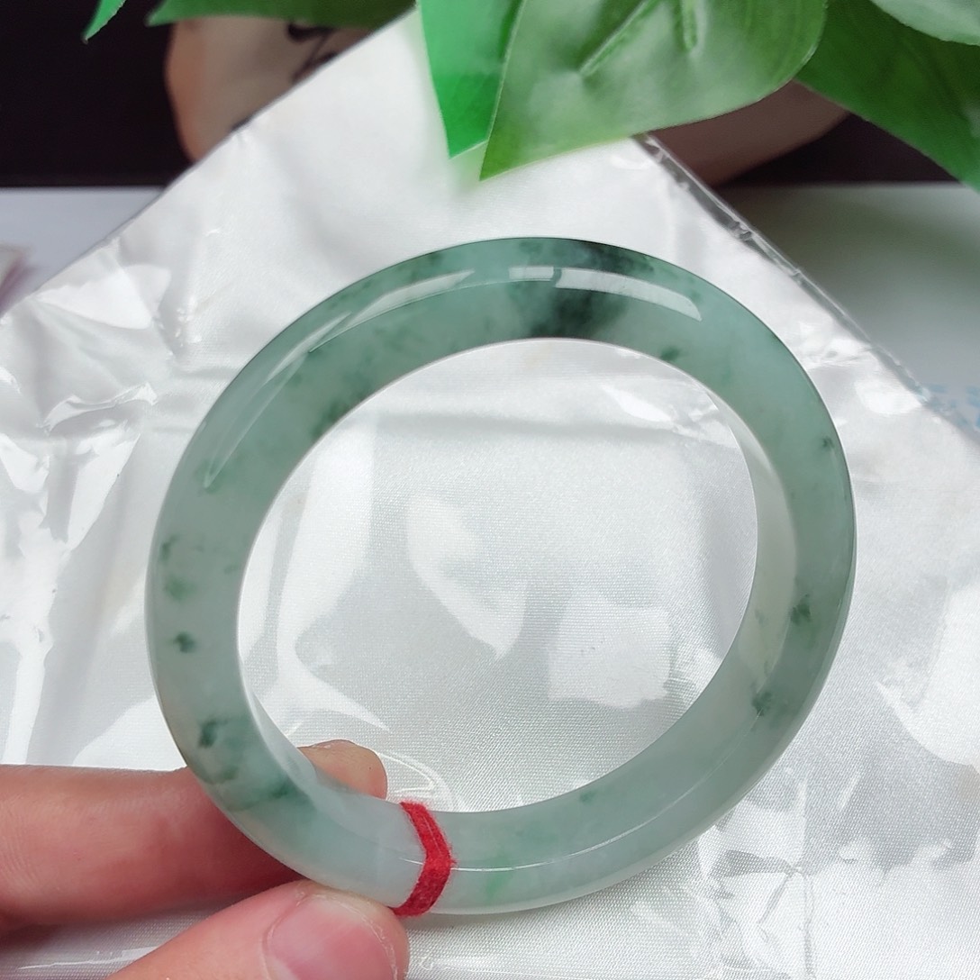 翡翠未镶嵌手镯正圈004