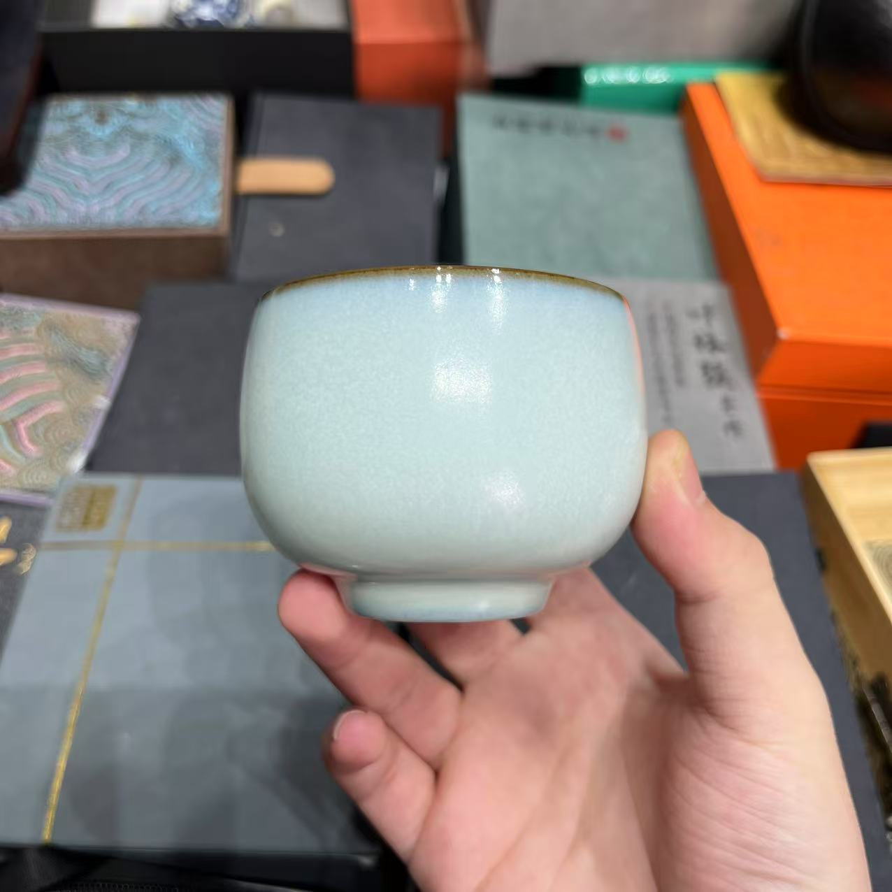 汝窑禅定主人杯 j351