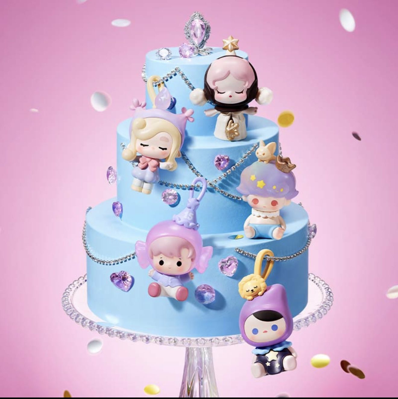 【胖虎专属】正品潮玩十五周年庆祝这一刻系列公仔萌粒盲袋