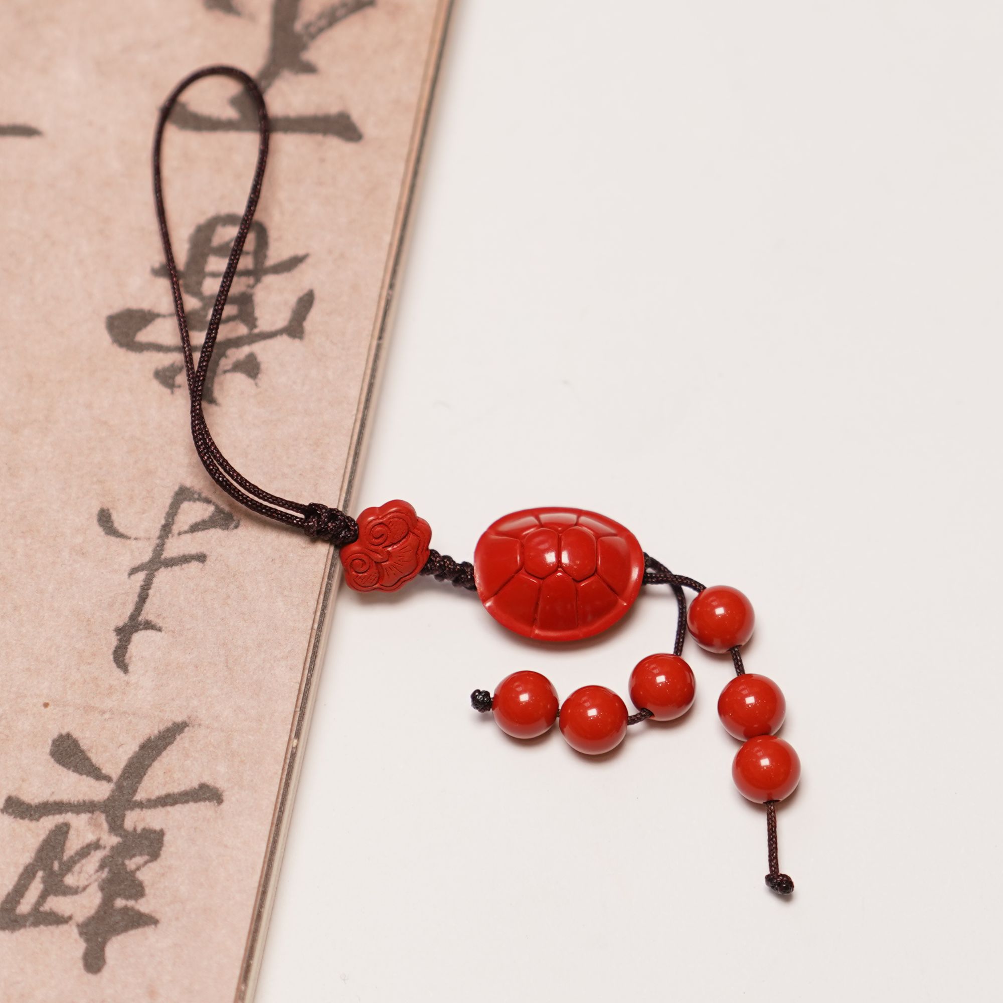 含辰砂工艺品朱砂富甲一方挂件ZC10A120016