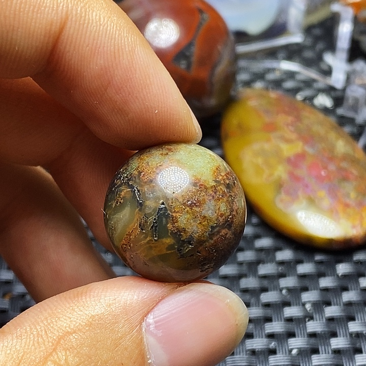 挣***猬玛瑙/玉髓未镶嵌颈饰