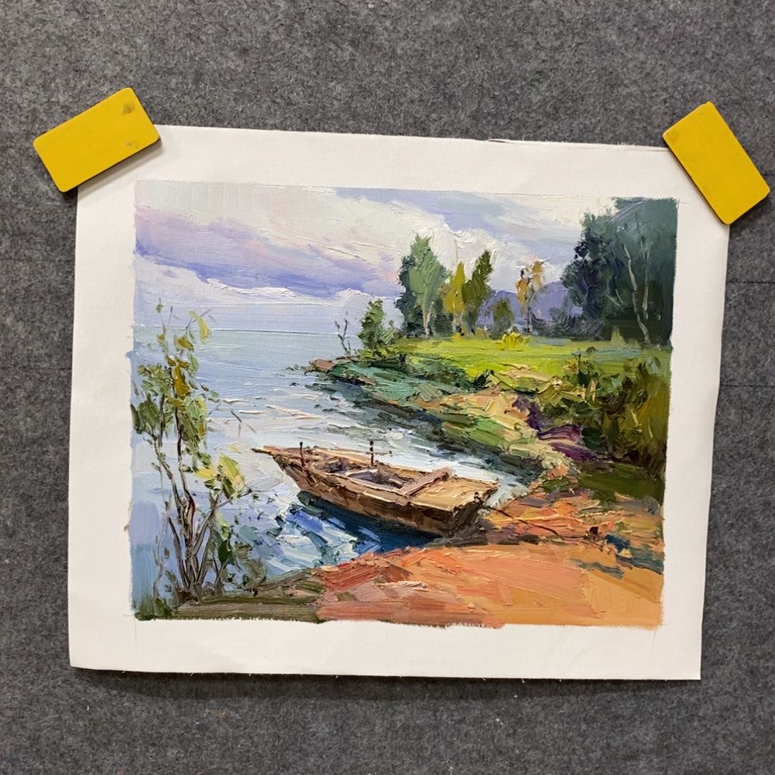 油画风景油画作品
