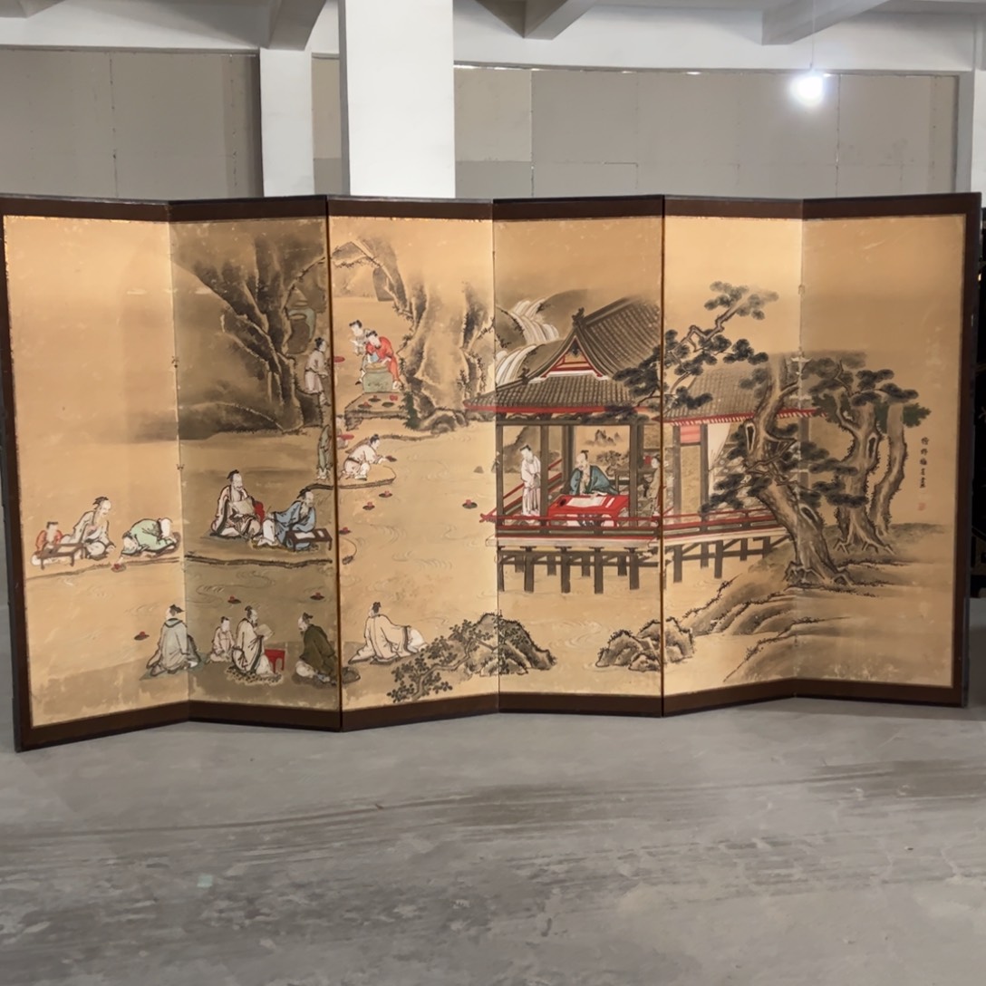 绘画屏风框画油画版画回流