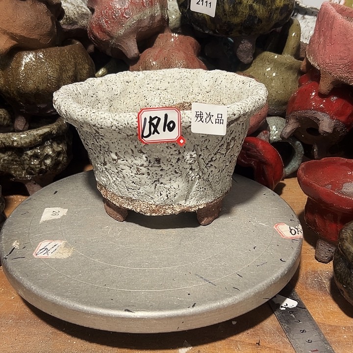 粗陶花盆制作就这样了，