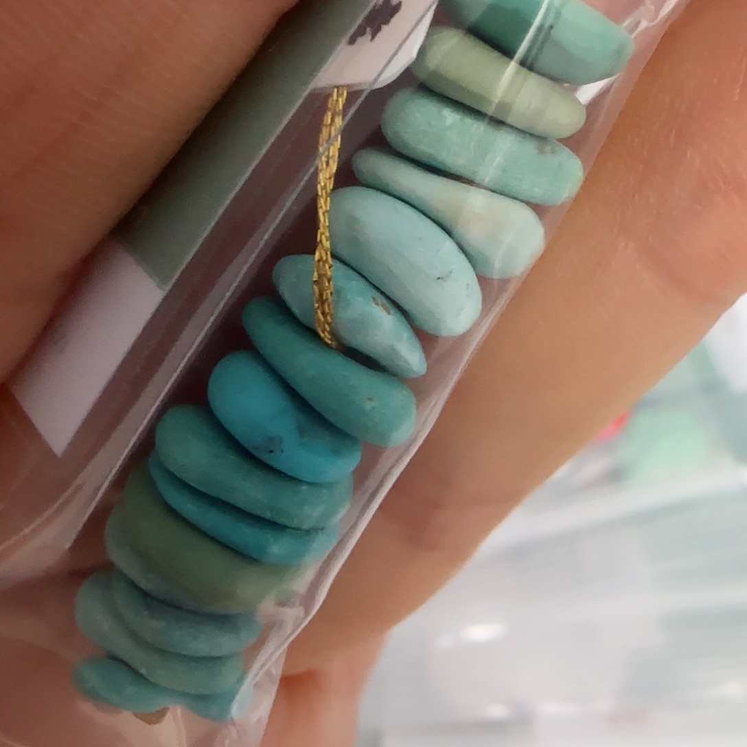 绿松石珠宝半成品未镶嵌