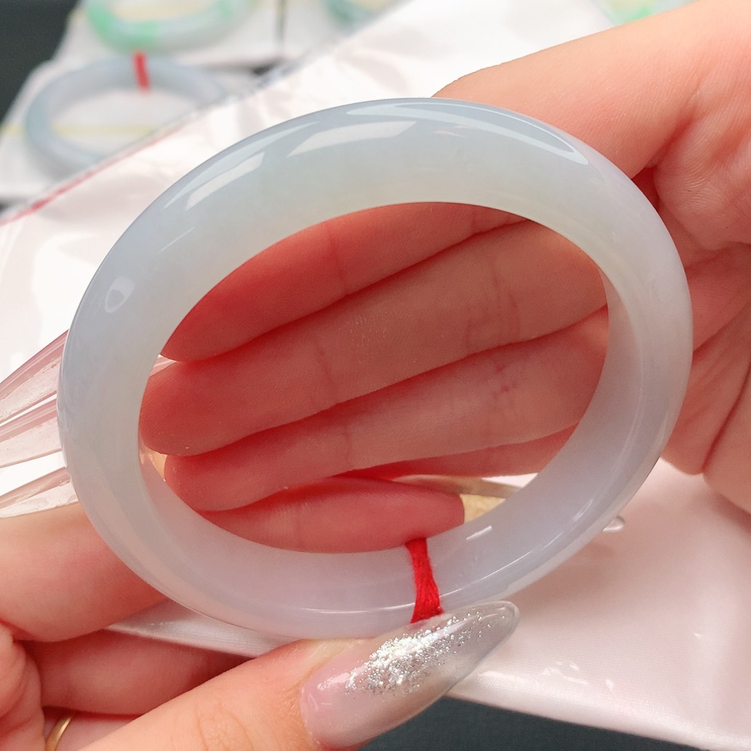 未镶嵌手镯翡翠正圈59