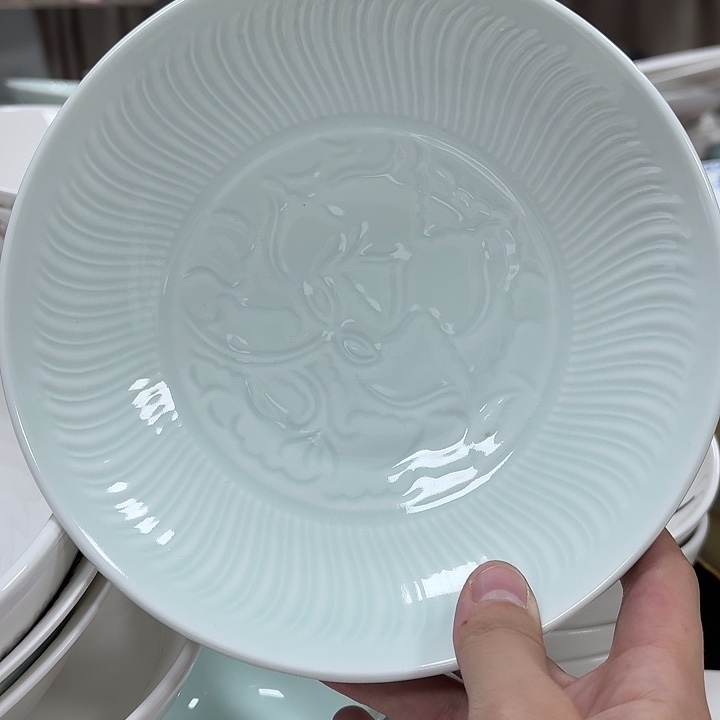 洋***葱芙蓉盘。           