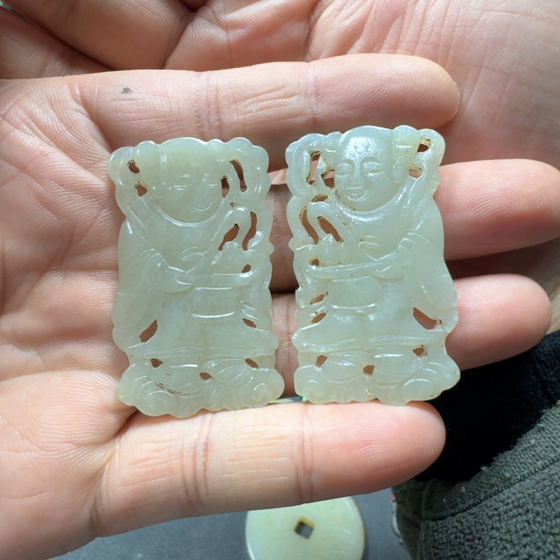 和田玉挂件未镶嵌