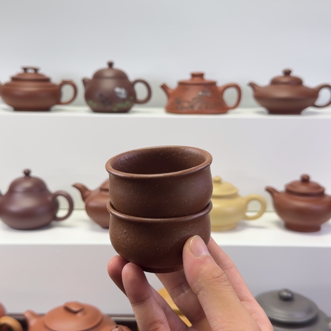 茶壶紫砂段泥主人杯