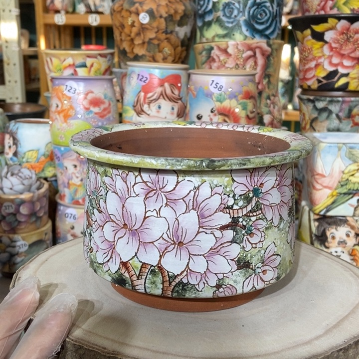 红陶景德镇艺术手绘作品