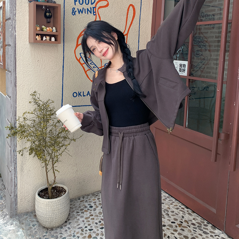 女装套装上衣吊带西装显瘦气质高腰长袖短款时尚休闲百搭夏季小众