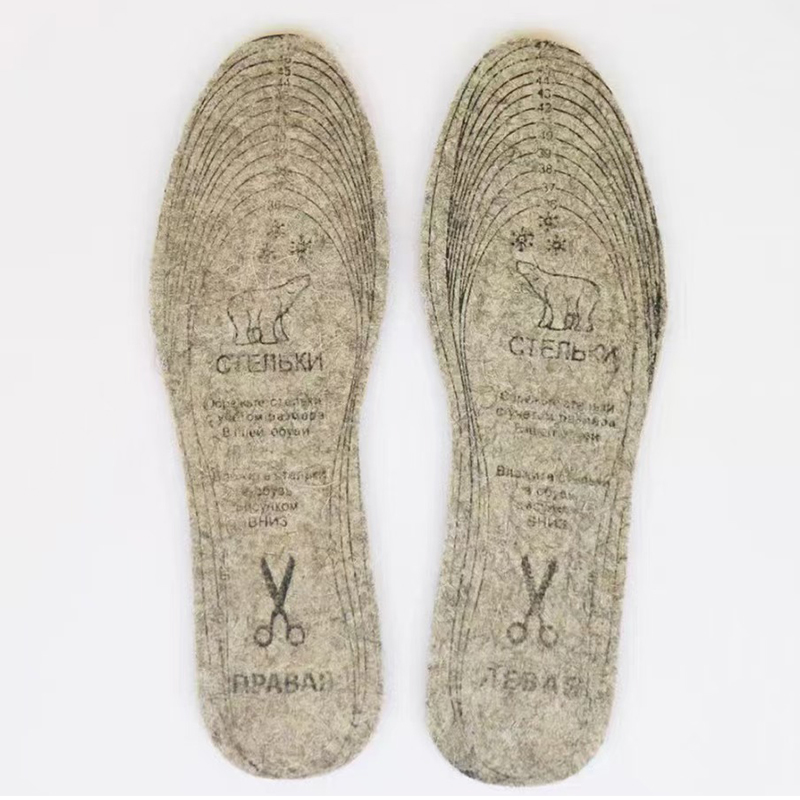 毛毡鞋垫舒服保休闲暖柔软