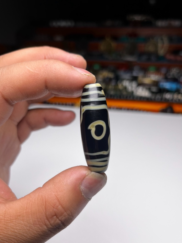 【支巴扎】清代老琉璃 三眼