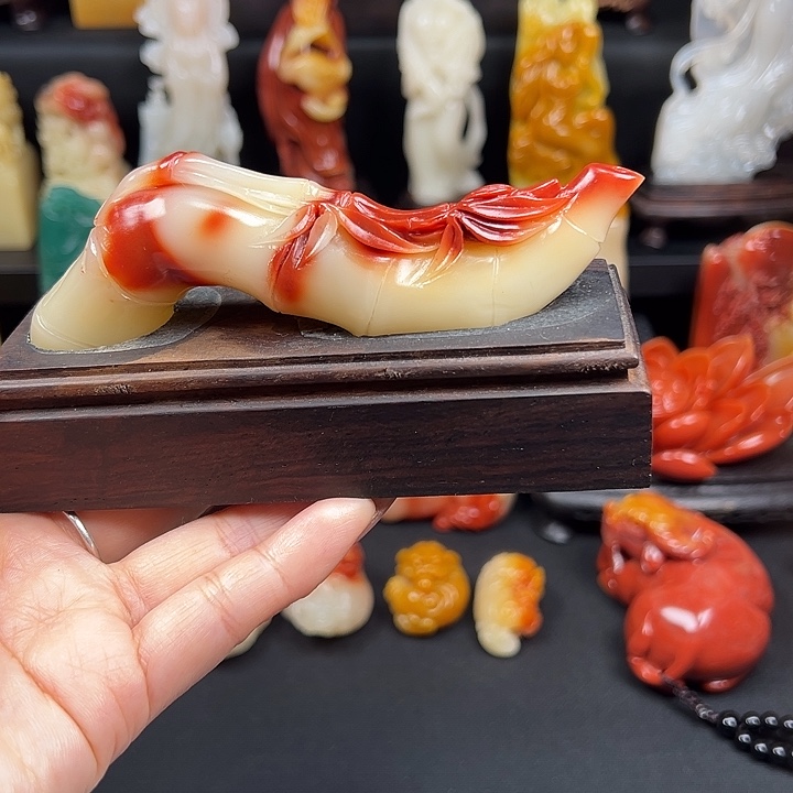 寿山石老性芙蓉石