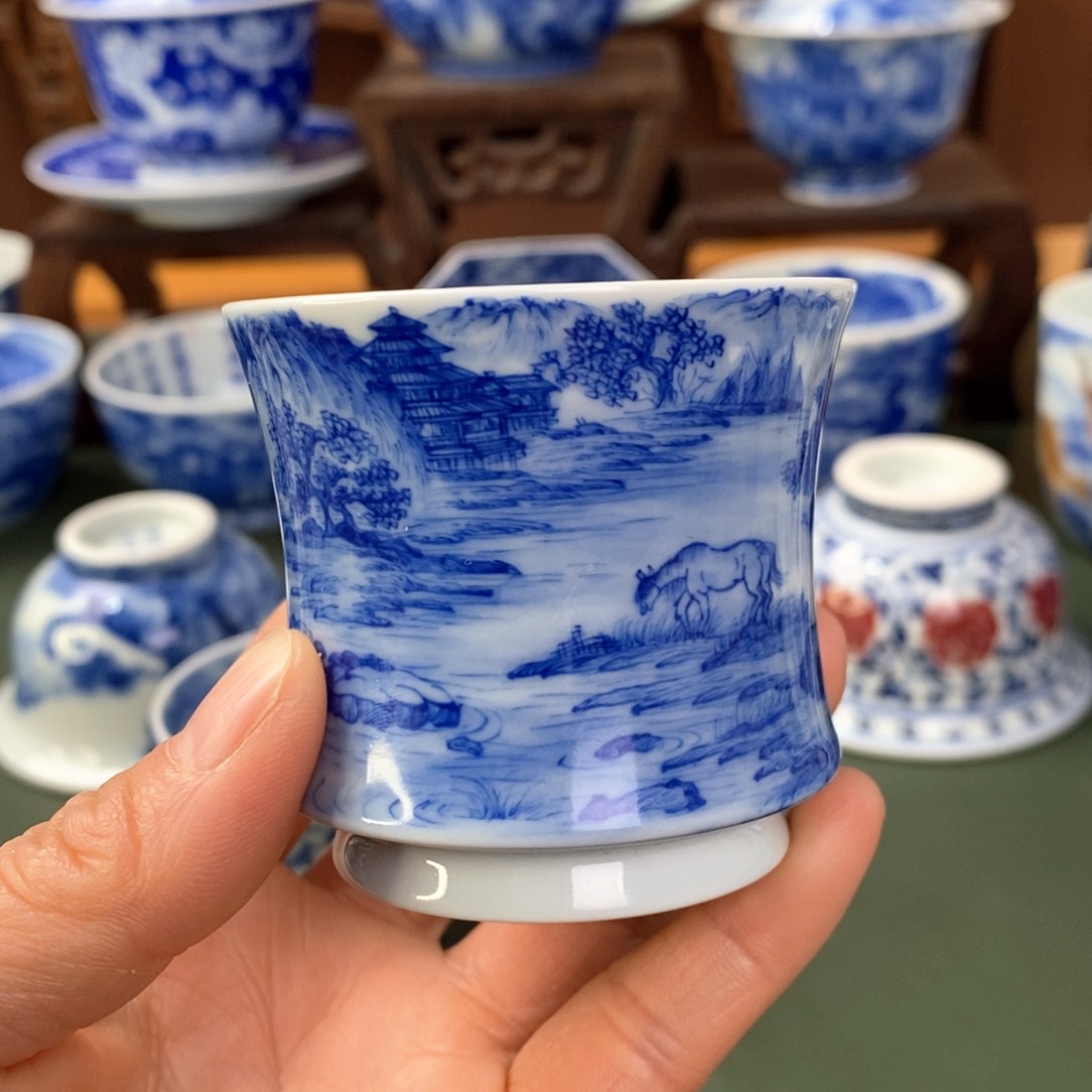 杯景德镇陶瓷手工手绘