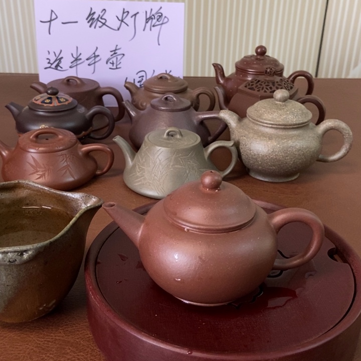 茶壶紫砂水平老紫泥