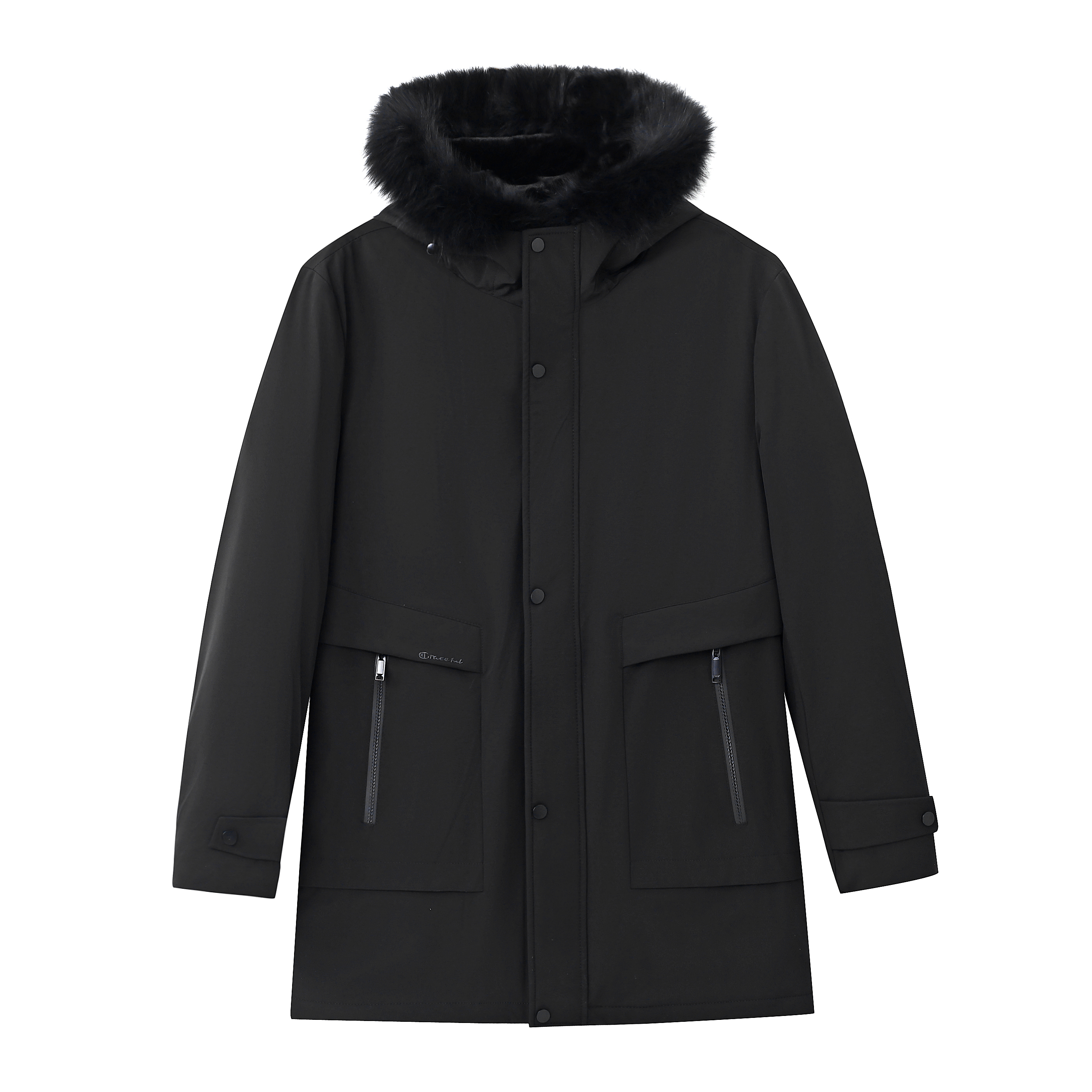 C346青春活力风保暖小眼睛刺绣羽绒冬季立领短款外套