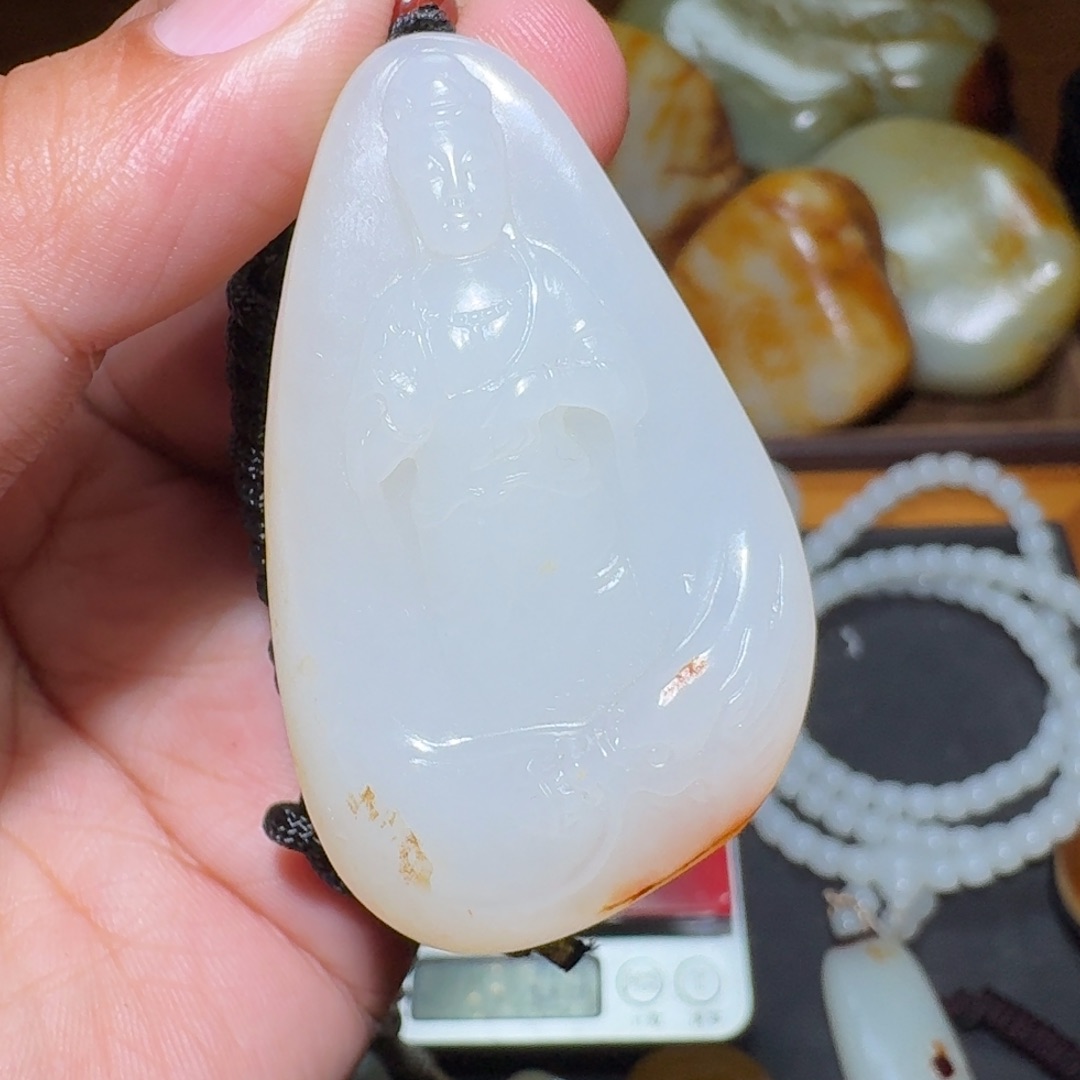 和田玉颈饰未镶嵌