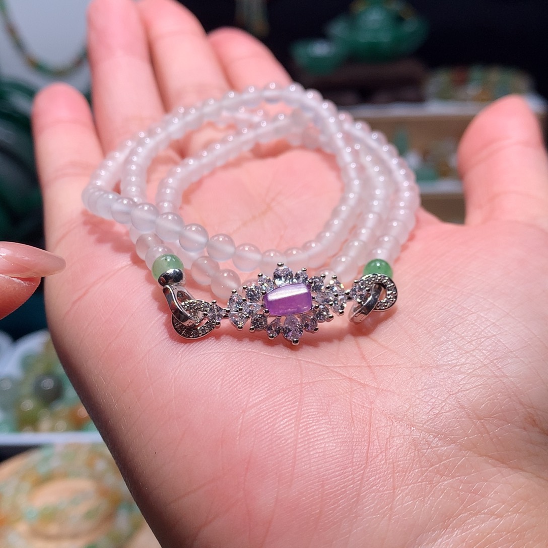 石英质玉合金手链