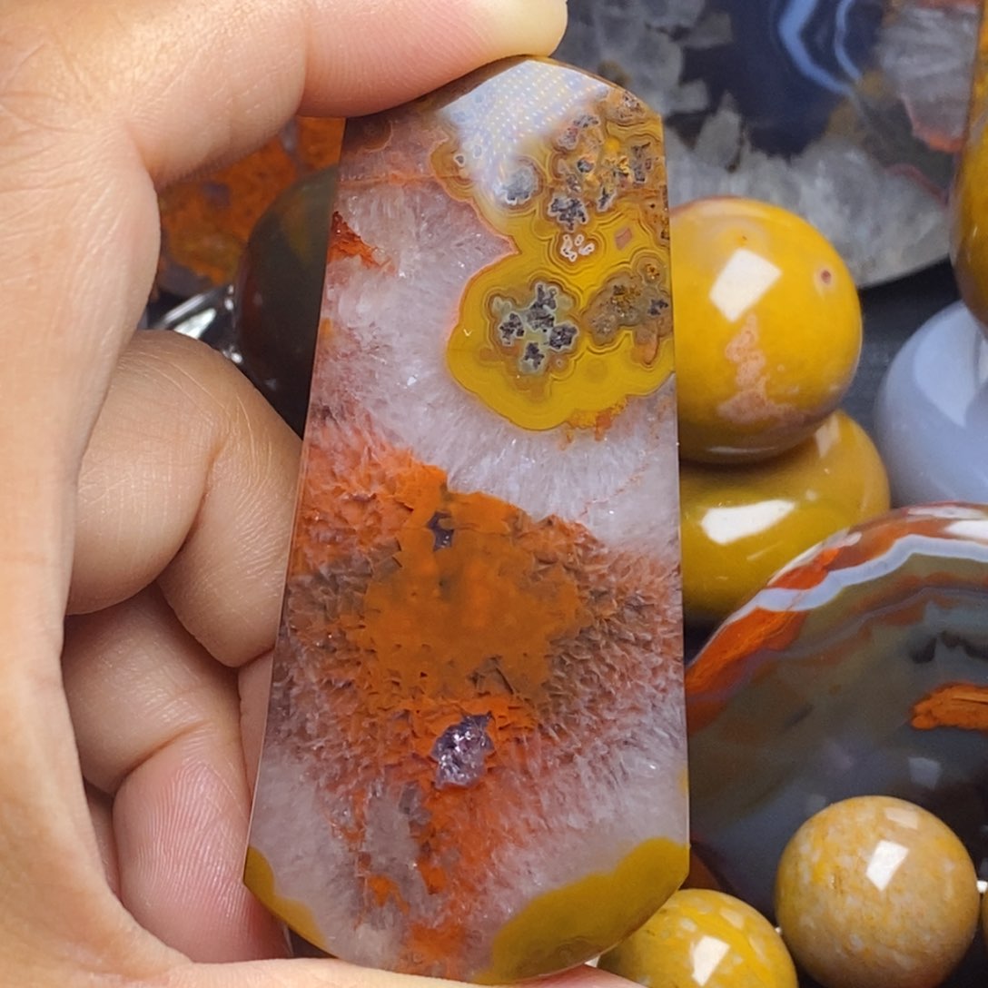 玛瑙/玉髓吊坠(不含链)未镶嵌
