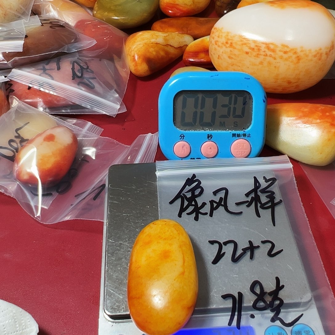 像***由和田玉（糖玉）未镶嵌车挂
