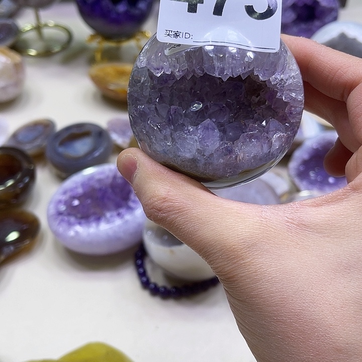 紫晶摆件未镶嵌摆件475