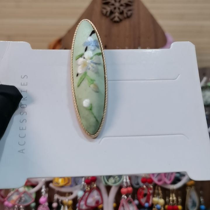 织绣苏绣耳环耳钉耳饰