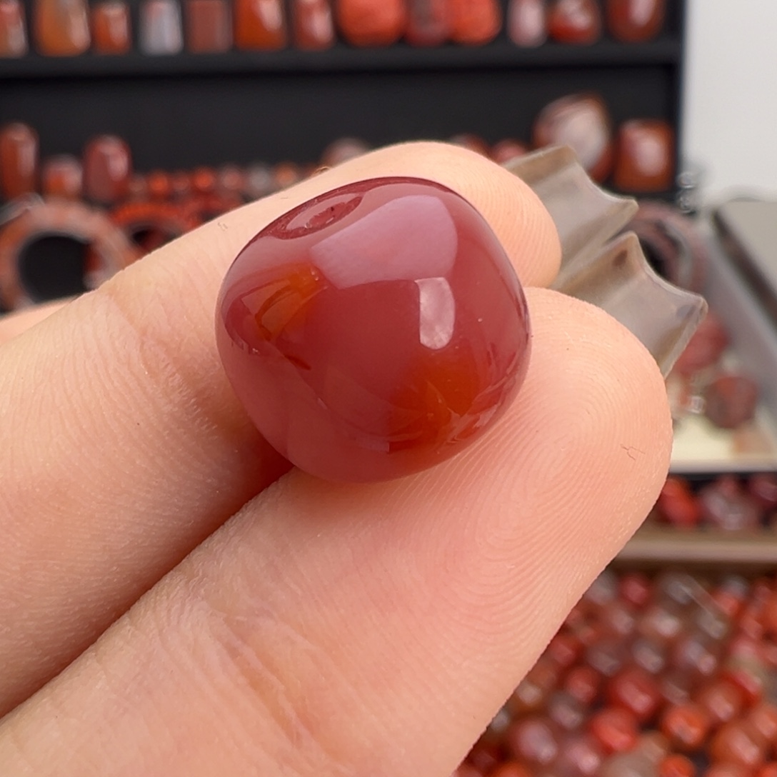 南红玛瑙未镶嵌颈饰老型珠