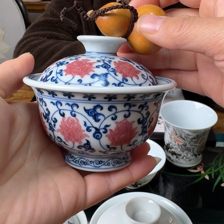 葫芦葫芦压手盖碗