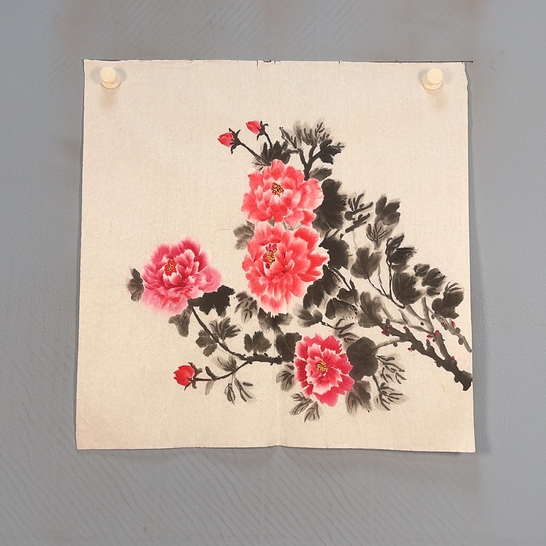 国画220 牡丹一如你初来