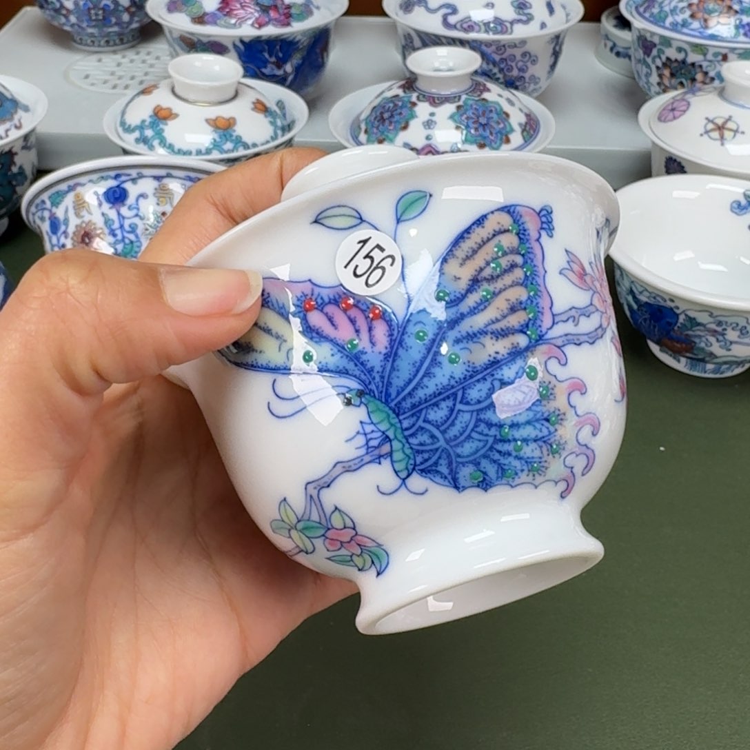 沙沙手工手绘茶具156