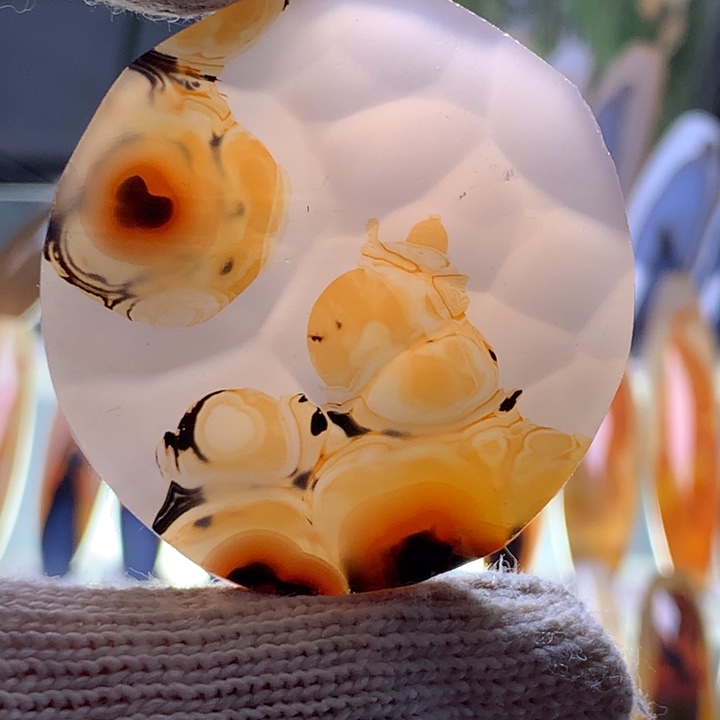 未镶嵌玛瑙/玉髓珠宝半成品144