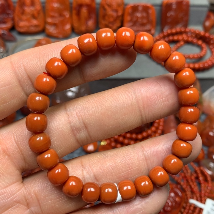 南红玛瑙手串未镶嵌8mm