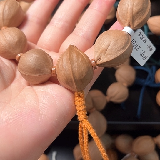 橄榄核手串/手链桃****做21/28