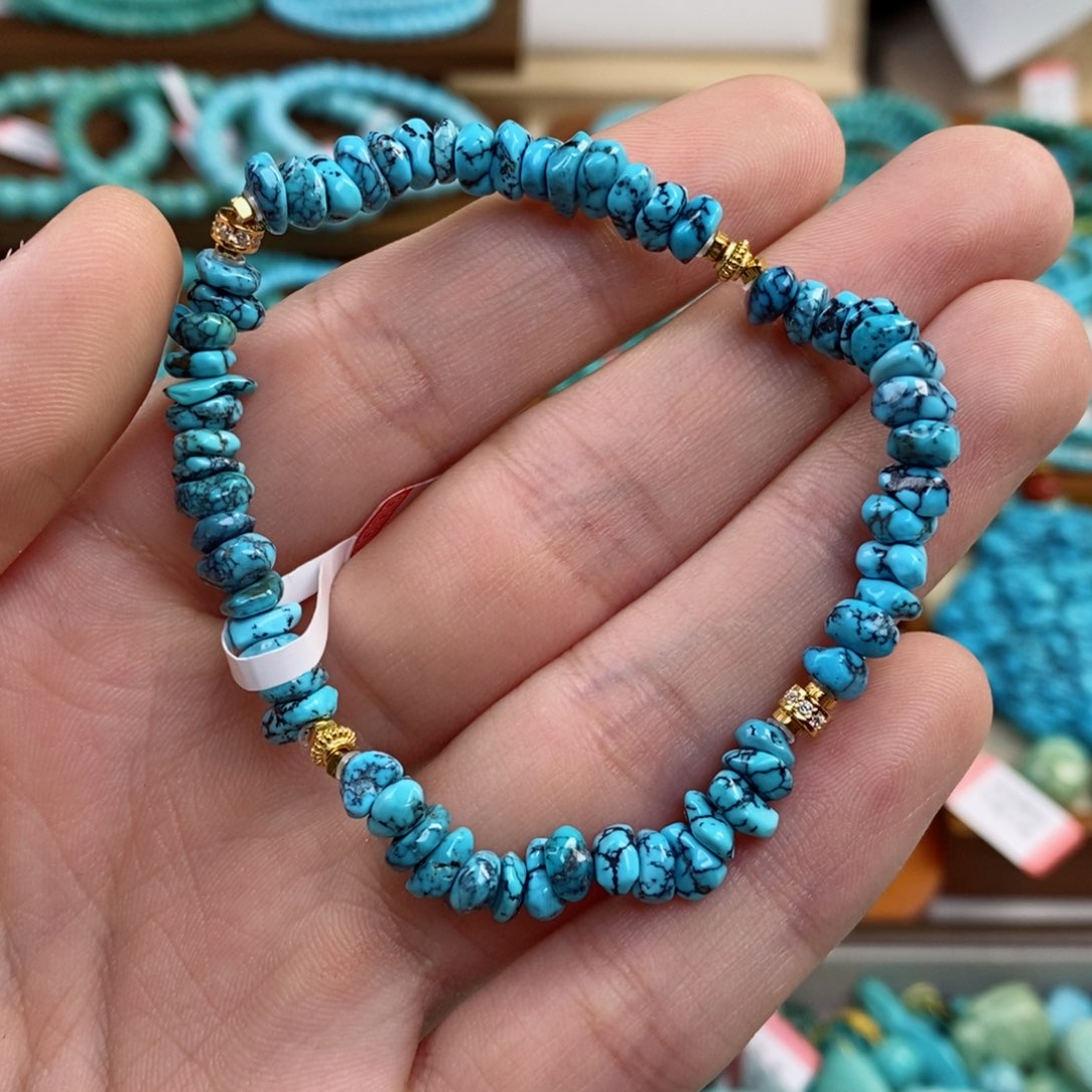 未镶嵌绿松石手串