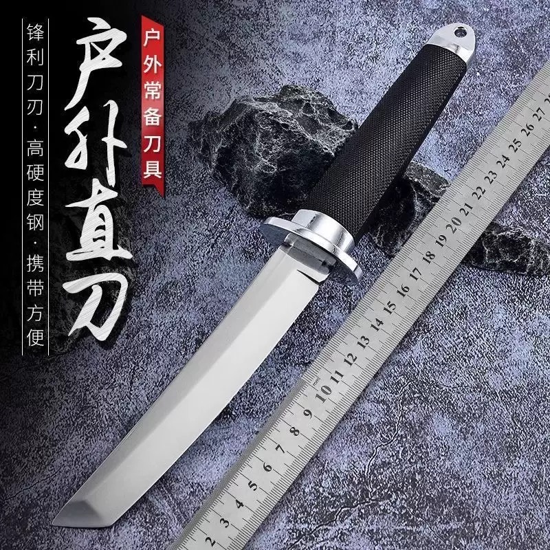 蒙古式高锰钢复刻家用水果刀便携式野营户外剔骨